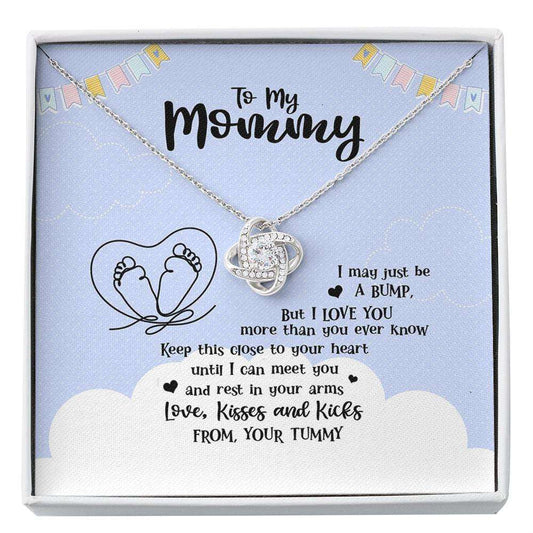 Mommy Necklace, To My Mommy Bunnies Necklace Gift, Gift For Mom Custom Necklace Gifts For Mom To Be (Future Mom) Rakva