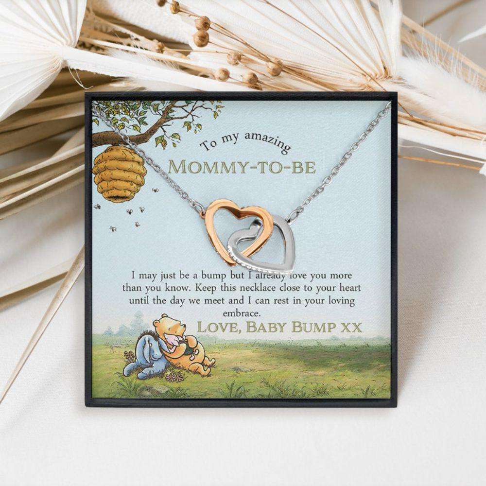 Mommy Necklace, To My Mommy To Be, Love Baby Bump Necklace, Pregnancy Gift For Friend, Gift For First Time Mom, Pregnancy Gift Rakva