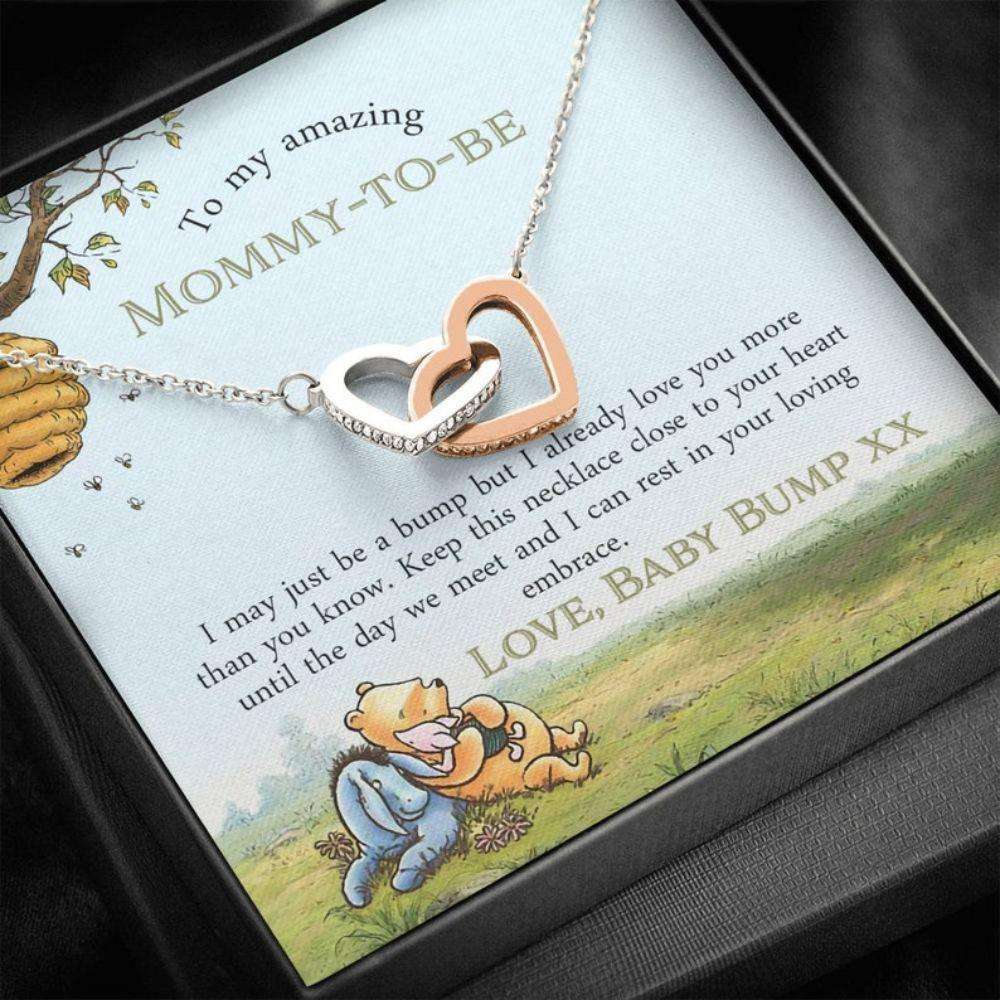 Mommy Necklace, To My Mommy To Be, Love Baby Bump Necklace, Pregnancy Gift For Friend, Gift For First Time Mom, Pregnancy Gift Rakva