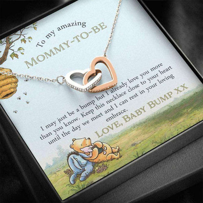 Mommy Necklace, To My Mommy To Be, Love Baby Bump Necklace, Pregnancy Gift For Friend, Gift For First Time Mom, Pregnancy Gift Rakva