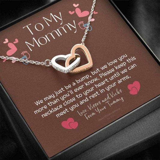 Mommy Necklace, Twin Baby Gift, Twins Baby, Future Mom Of Twins, Twins Gender Reveal, Twin Bump To Mom, Gift From Twin Mama Gifts For Mom To Be (Future Mom) Rakva