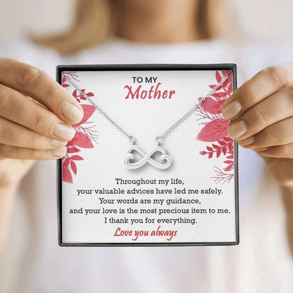 Most Thoughtful Gift For Mother - 925 Sterling Silver Pendant With Message Card Gifts for Mother (Mom) Rakva