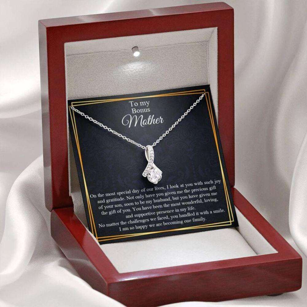 Mother In Law Necklace, Bonus Mom Gift, Necklace Gift To Bonus Mom, Wedding Gift Rakva