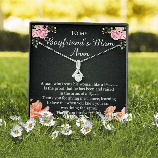 Mother In Law Necklace, Boyfriends Mom Necklace, Boyfriends Mom Gift, Alluring Beauty Necklace Gift For Mom Gifts for Mother In Law Rakva