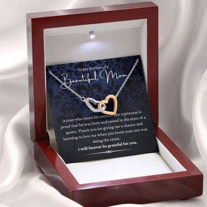 Mother-In-Law Necklace, Boyfriends Mom Necklace Mother’S Day Gift, Gift For Future Mother-In-Law Gifts for Mother (Mom) Rakva