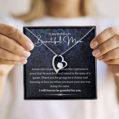 Mother-In-Law Necklace, Boyfriends Mom Necklace Mother’S Day Gift, Gift For Future Mother-In-Law Gifts for Mother (Mom) Rakva