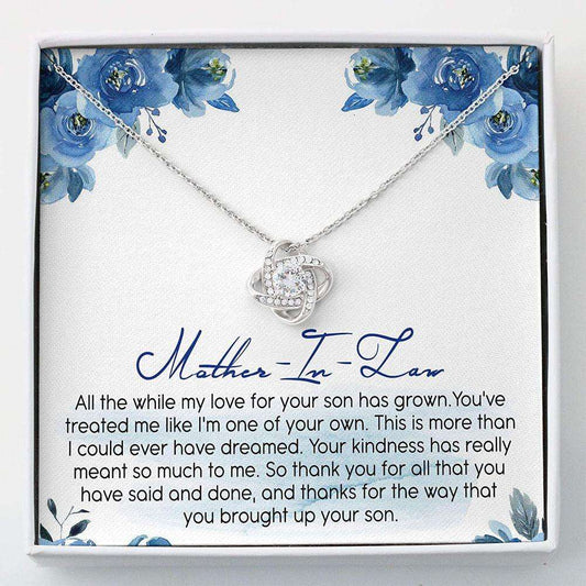 Mother-In-Law Necklace Gift “ Thank You Mother Of The Groom Gifts for Mother (Mom) Rakva