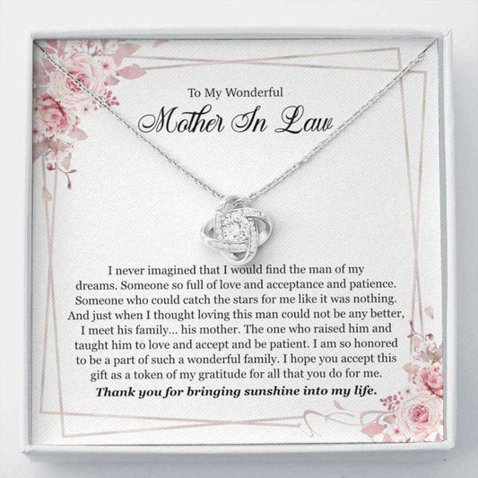 Mother-In-Law Necklace, Mother In Law Necklace Wedding Day Gift “ Wedding Day Gift For Mother In Law Gifts for Mother (Mom) Rakva