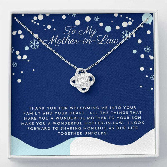 Mother-In-Law Necklace, Mother Of Groom Necklace Gift From Bride, Gift For Bonus Mom, Mother In Law Gifts for Mother (Mom) Rakva