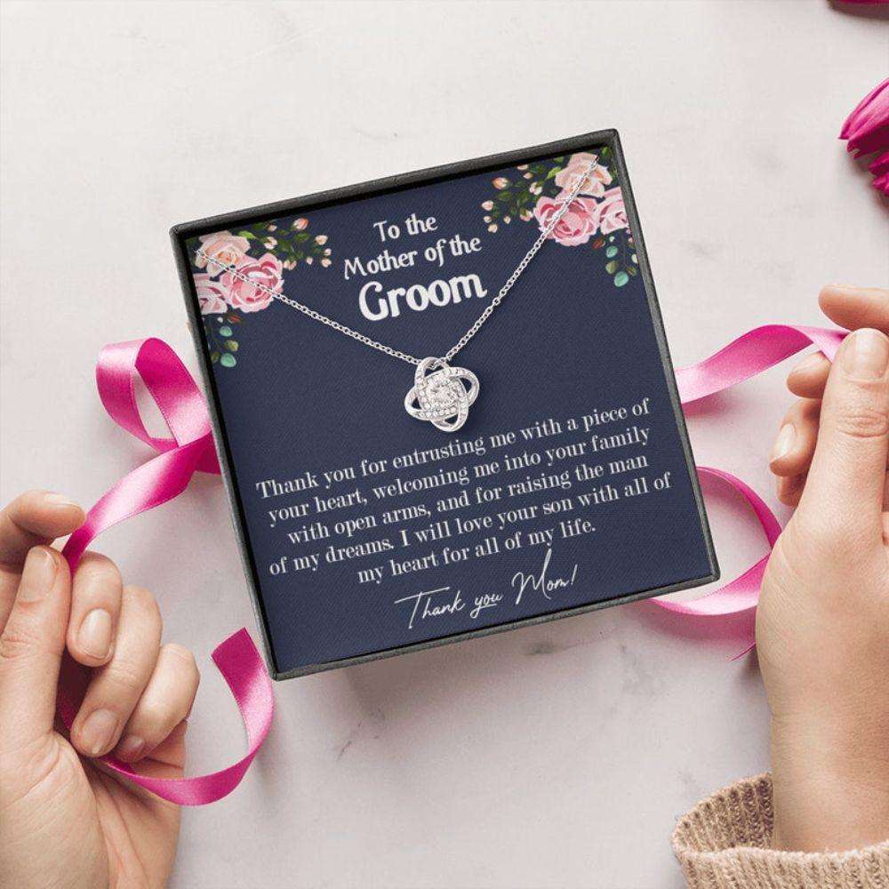 Mother-In-Law Necklace, Mother Of The Groom Wedding Gift From Bride, Thank You Mother-In-Law Necklace Gift, Mother-In-Law Gift Gifts for Mother (Mom) Rakva