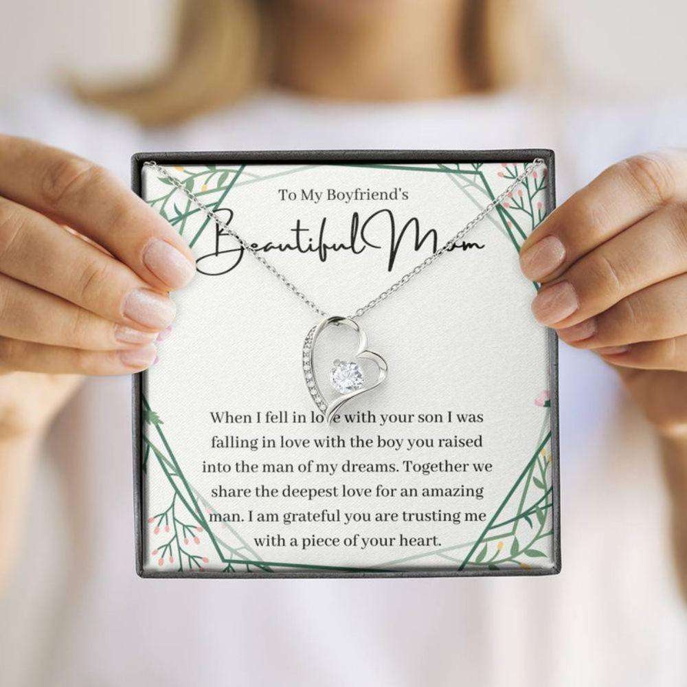 Mother-In-Law Necklace, Necklace Gift For Boyfriend’S Mom, To My Boyfriends Mom Gift, Future Mother-In-Law Gifts for Mother (Mom) Rakva