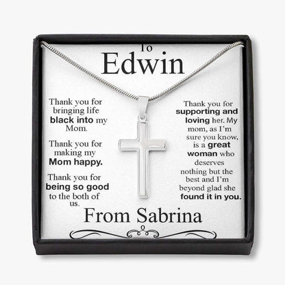 Mother-In-Law Necklace, Personalized Boyfriend’S Mom Necklace, Gift For Future Mother-In-Law, Custome Name Gifts for Mother (Mom) Rakva