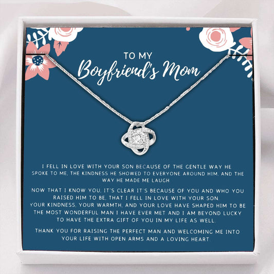 Mother-In-Law Necklace, To My Boyfriend’S Mom Necklace, Gift For Boyfriend’S Mom Mother’S Day Gifts for Mother (Mom) Rakva