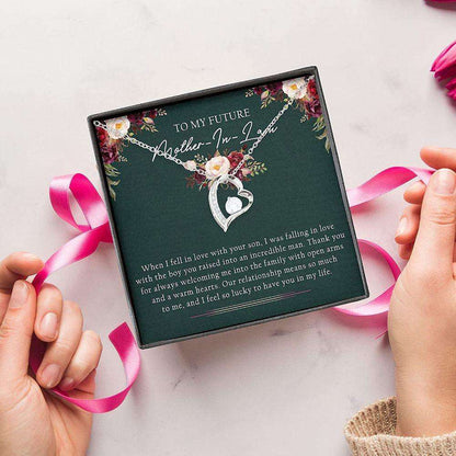 Mother-In-Law Necklace, To My Fututure Mother-In-Law Necklace “ Mothers Day Necklace Gift Gifts for Mother (Mom) Rakva