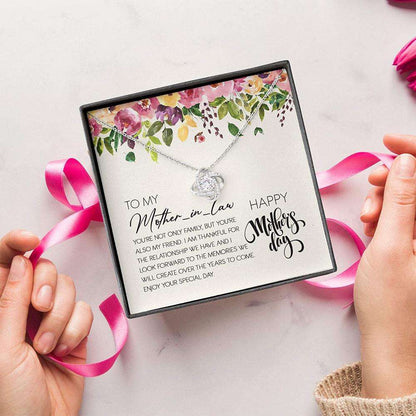 Mother-In-Law Necklace, To My Mother-In-Law Necklace, Gift For Mom From Daughter-In-Law Gifts For Daughter Rakva