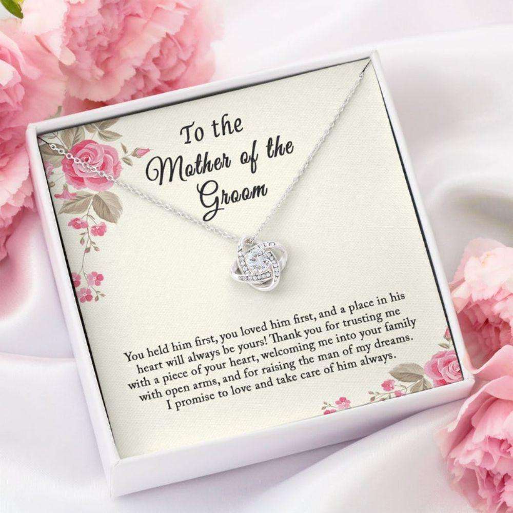 Mother-In-Law Necklace, To My Mother In Law On My Wedding Day Necklace, Mother Of The Groom Gift From Bride Gifts for Mother (Mom) Rakva
