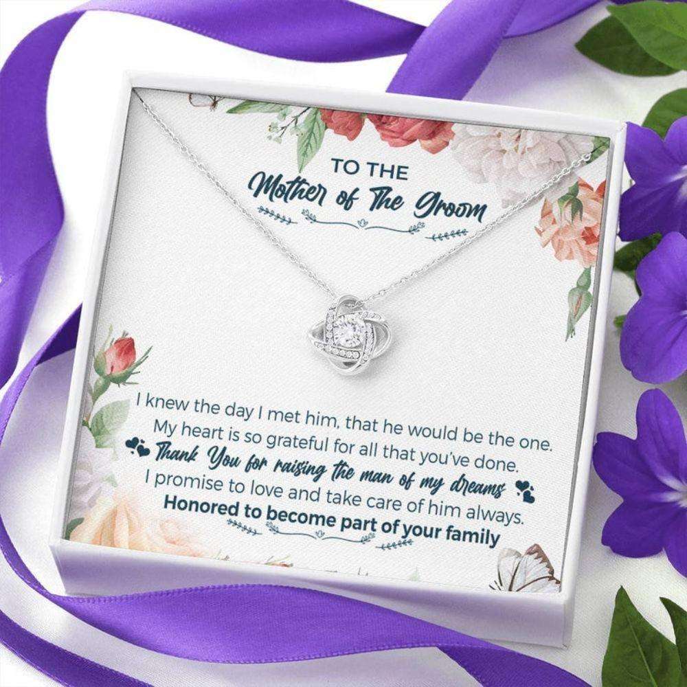 Mother-In-Law Necklace, To The Mother Of The Groom Necklace “ The Man Of My Dreams “ Mother-In-Law Gift Gifts for Mother (Mom) Rakva