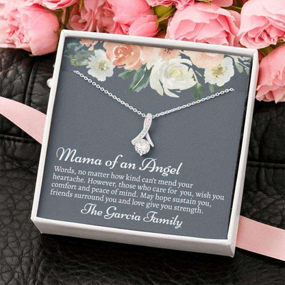 Mother Of An Angel Necklace, Memorial Gift For Loss Of A Child, Miscarriage Memorial Necklace Rakva