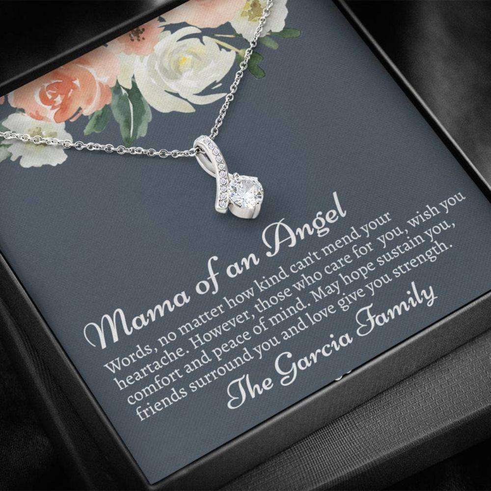 Mother Of An Angel Necklace, Memorial Gift For Loss Of A Child, Miscarriage Memorial Necklace Rakva