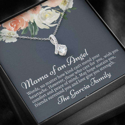 Mother Of An Angel Necklace, Memorial Gift For Loss Of A Child, Miscarriage Memorial Necklace Rakva