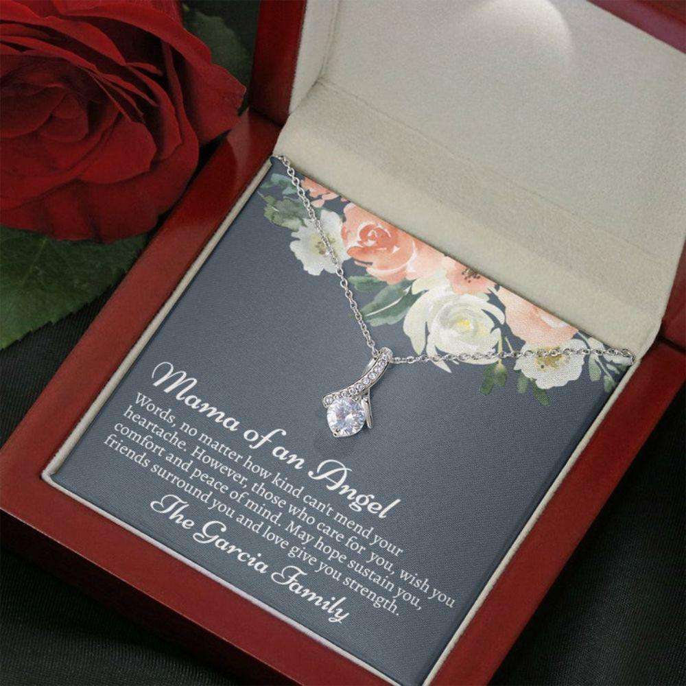 Mother Of An Angel Necklace, Memorial Gift For Loss Of A Child, Miscarriage Memorial Necklace Rakva