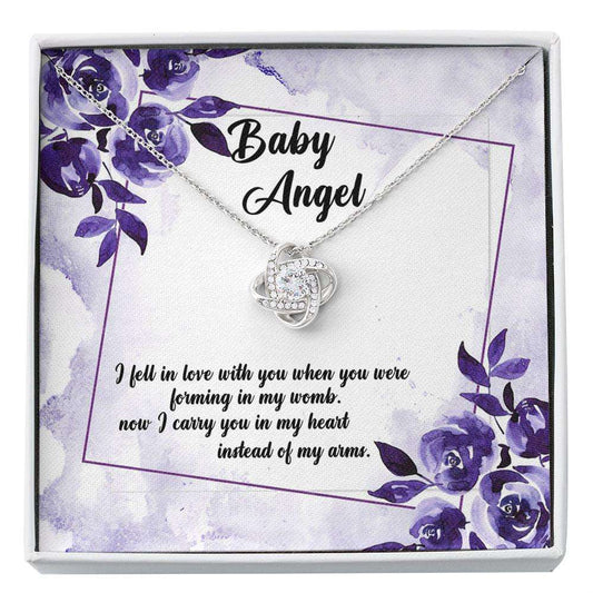 Mother Of Baby Angel Necklace, Presents For Mom Gifts, Heaven Miscarriage Stillborn Loss Sympathy Memorial Gift, Necklace Gifts Rakva