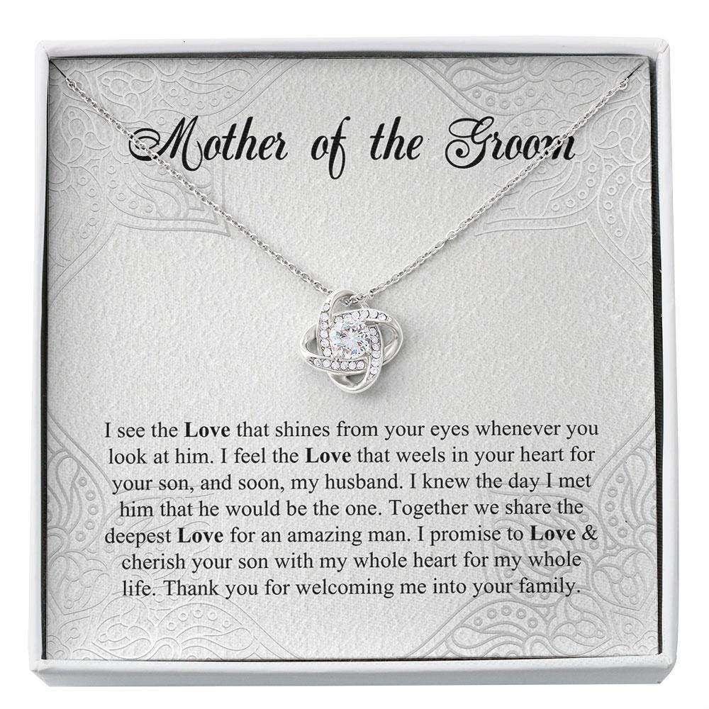 Mother Of The Groom Gift Necklace, Wedding Gift, Bridal Party, Rehearsal Dinner, Man Of My Dreams, Parent Of Groom, Wedding Day Rakva
