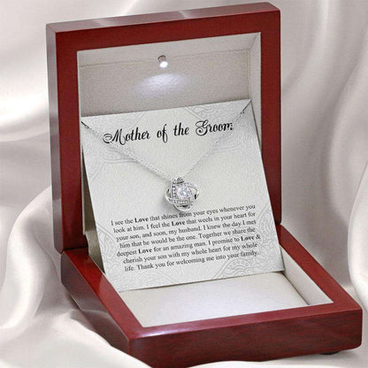 Mother Of The Groom Gift Necklace, Wedding Gift, Bridal Party, Rehearsal Dinner, Man Of My Dreams, Parent Of Groom, Wedding Day Rakva