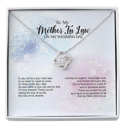 Mother Of The Groom Necklace Gift From Bride, Wedding Gift For Mother In Law, Bridal Party Gifts, Wedding Gift Custom Necklace Rakva