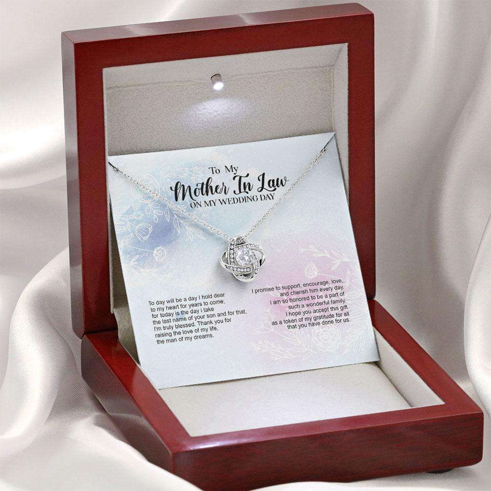 Mother Of The Groom Necklace Gift From Bride, Wedding Gift For Mother In Law, Bridal Party Gifts, Wedding Gift Custom Necklace Rakva