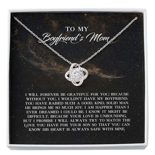 Mother Of The Groom Necklace, Gift To My Boyfriend’S Mom Necklace With Gift Box Gift To My Boyfriend’S Mom Custom Necklace Rakva