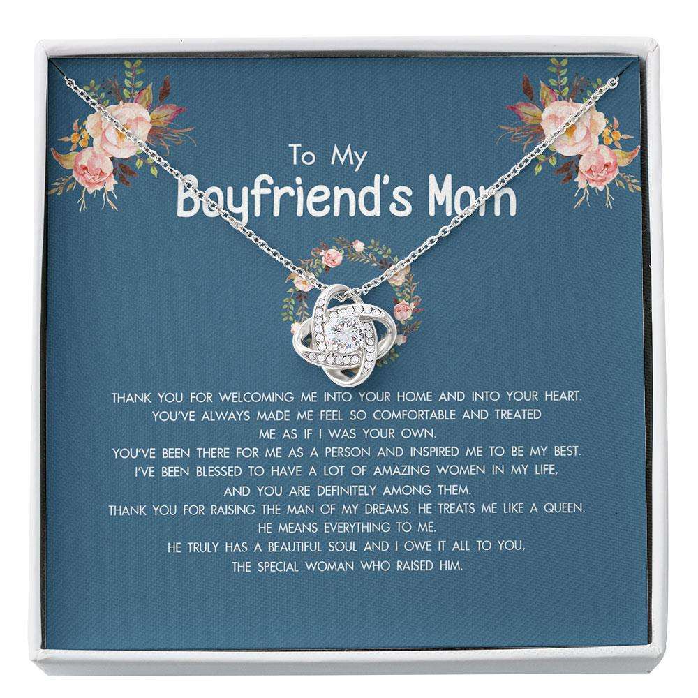 Mother Of The Groom Necklace, Gift To My Boyfriend’S Mom Necklace With Message Card Box Gift Custom Necklace Rakva