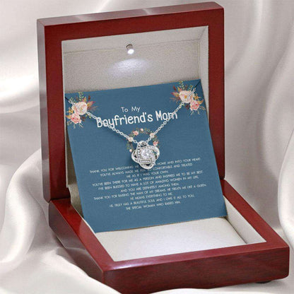 Mother Of The Groom Necklace, Gift To My Boyfriend’S Mom Necklace With Message Card Box Gift Custom Necklace Rakva
