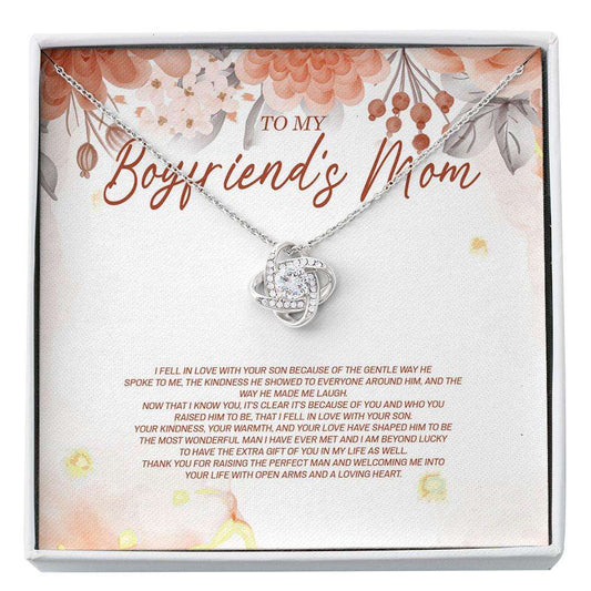 Mother Of The Groom Necklace, To My Boyfriend’S Mom Gifts Necklace, Gift For Boyfriend’S Mom Mother’S Day, Boyfriends Mom Birthday Custom Necklace Rakva