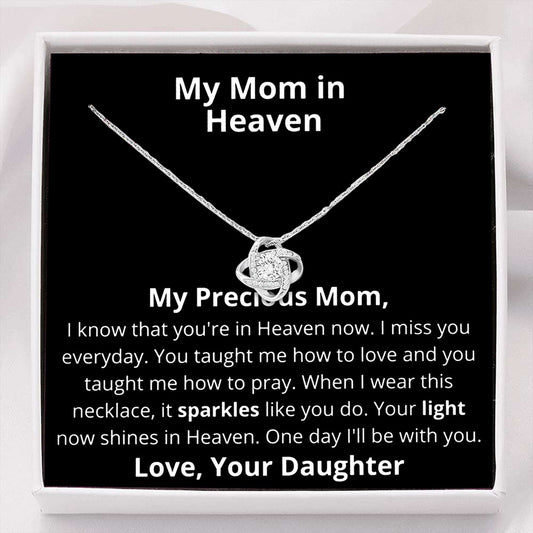 My Mom In Heaven Necklace “ Remembering Mom In Heaven On Mother’S Day Rakva