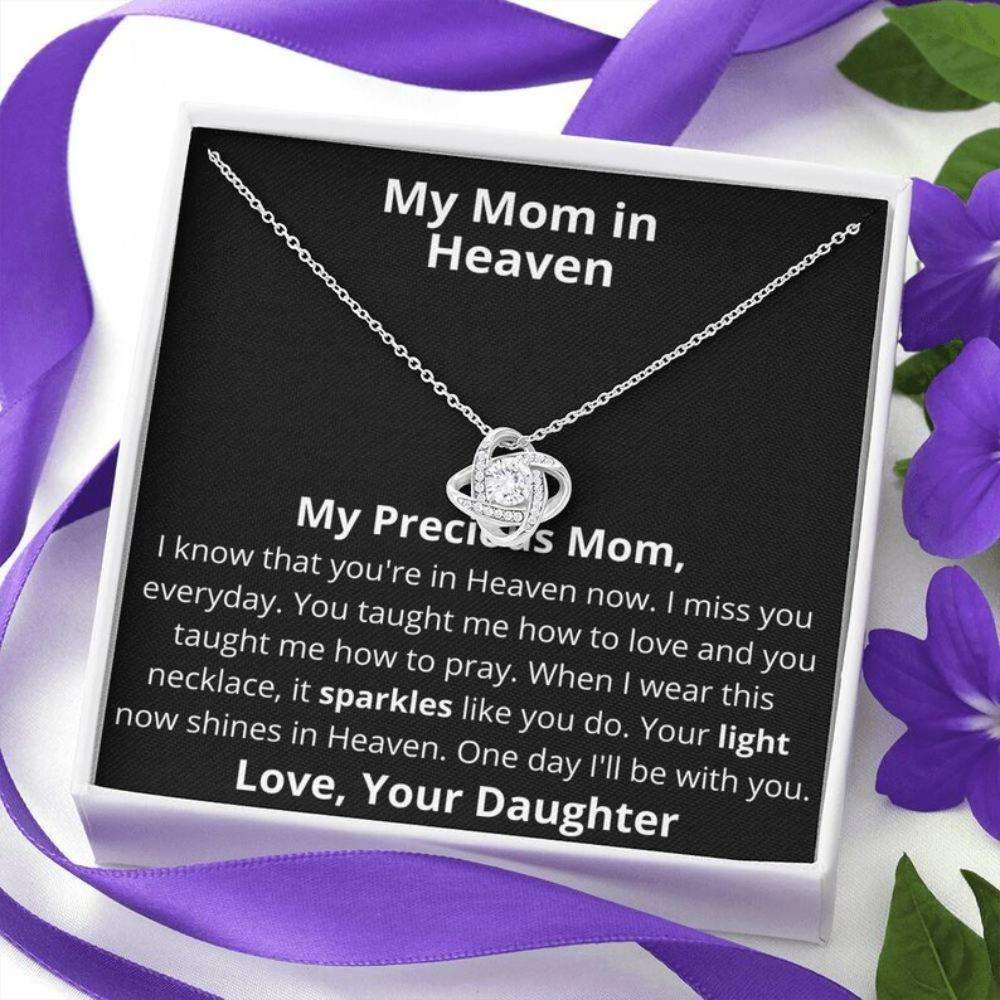 My Mom In Heaven Necklace “ Remembering Mom In Heaven On Mother’S Day Rakva