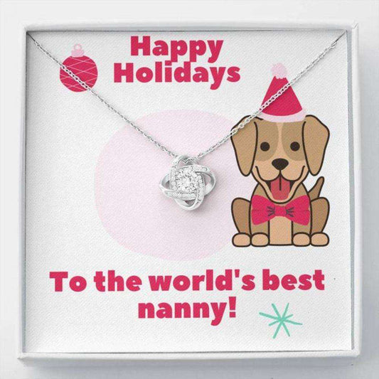 Nanny Necklace, Nanny Gift, Gift Necklace With Message Card To My Nanny Holiday “ Stronger Together Rakva