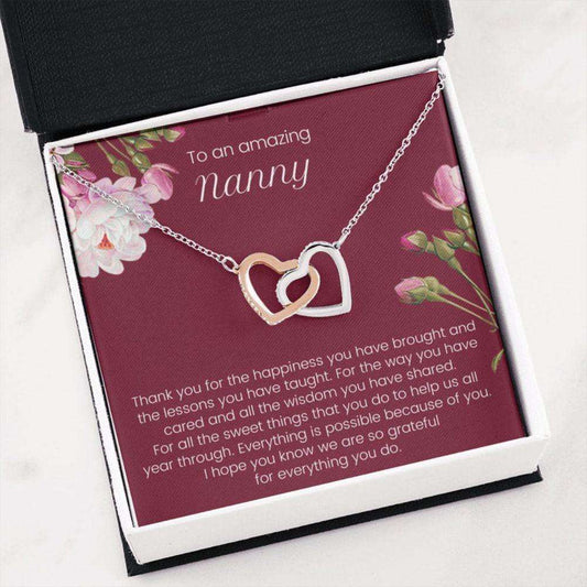 Nanny Necklace, Nanny Gift, Thank You Gift For Nanny, Babysitter Gift, Nanny Appreciation, Christmas Necklace Rakva