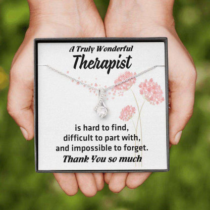 Necklace Gift For Therapist, Appropriate Gift, Thank You Gift, Goodbye Necklace Rakva