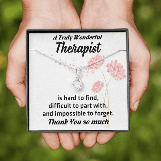 Necklace Gift For Therapist, Appropriate Gift, Thank You Gift, Goodbye Necklace Rakva
