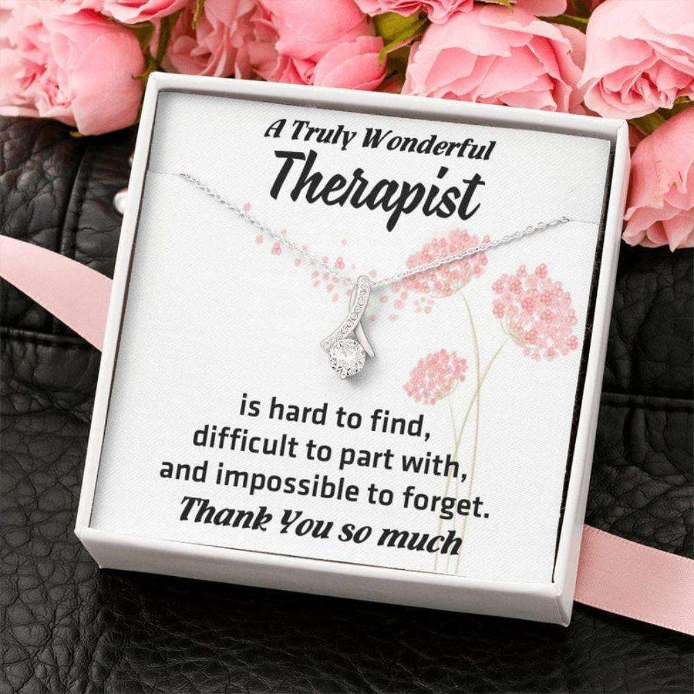 Necklace Gift For Therapist, Appropriate Gift, Thank You Gift, Goodbye Necklace Rakva