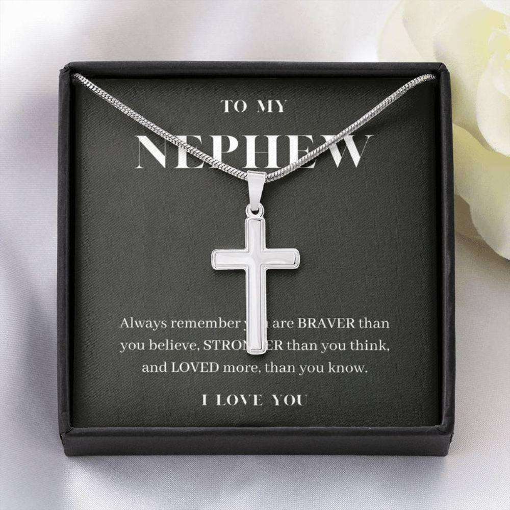 Nephew Necklace, Always Remember You Are Loved, To My Nephew Necklace, Birthday Gift For Nephew From Aunt Rakva