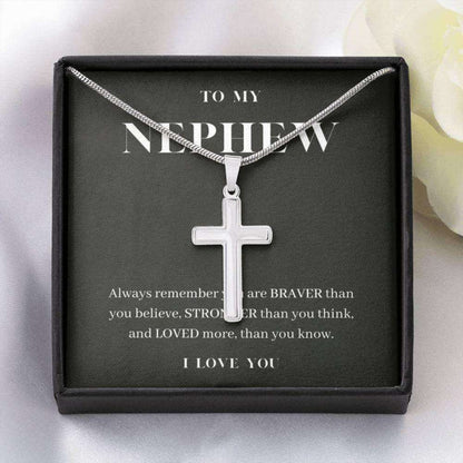 Nephew Necklace, Always Remember You Are Loved, To My Nephew Necklace, Birthday Gift For Nephew From Aunt Rakva