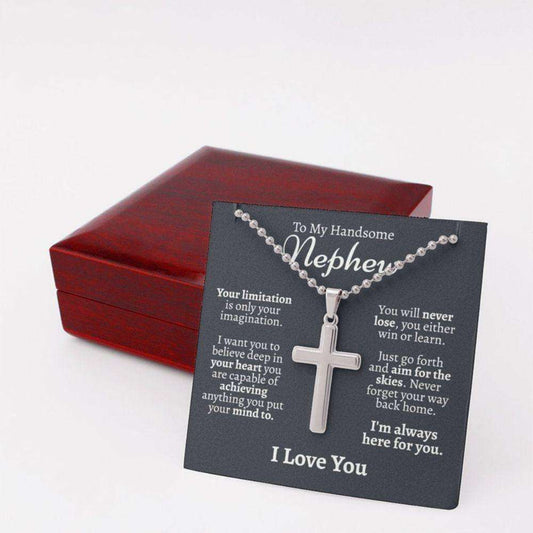 Nephew Necklace, Nephew Gift, Nephew Gift From Uncle, Gift For Older Nephew, Gift For Nephew, Nephew Birthday, Nephew Graduation Necklace Rakva