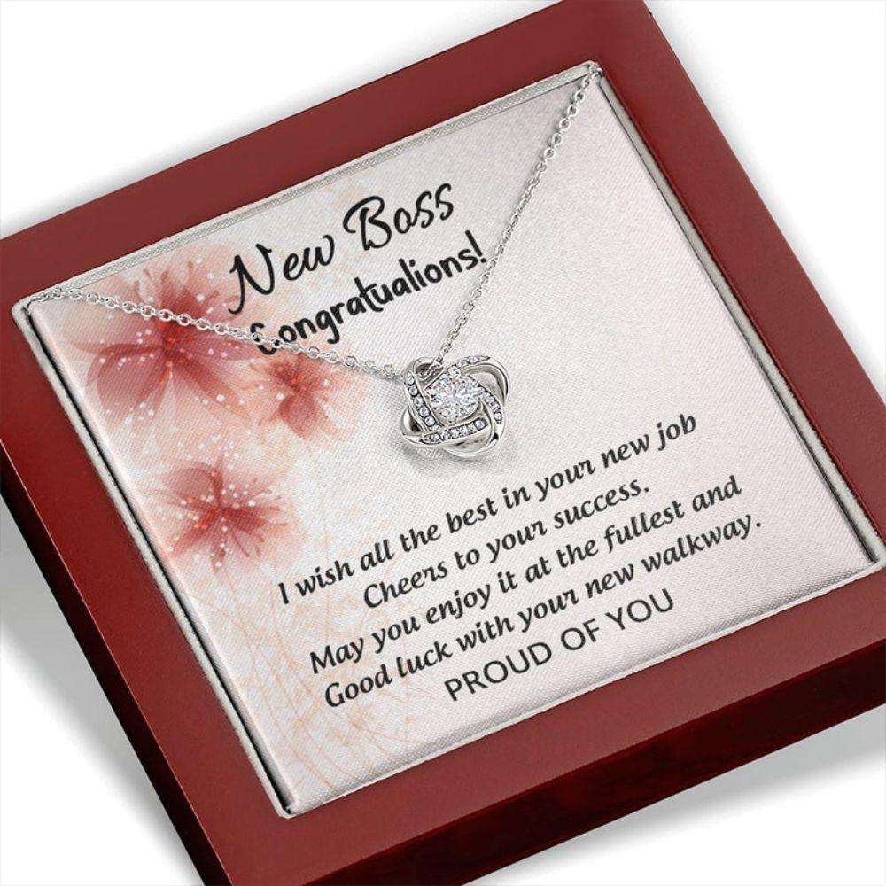 New Boss Necklace Gift, Gift For New Boss, Lady Boss, Congratulations Rakva