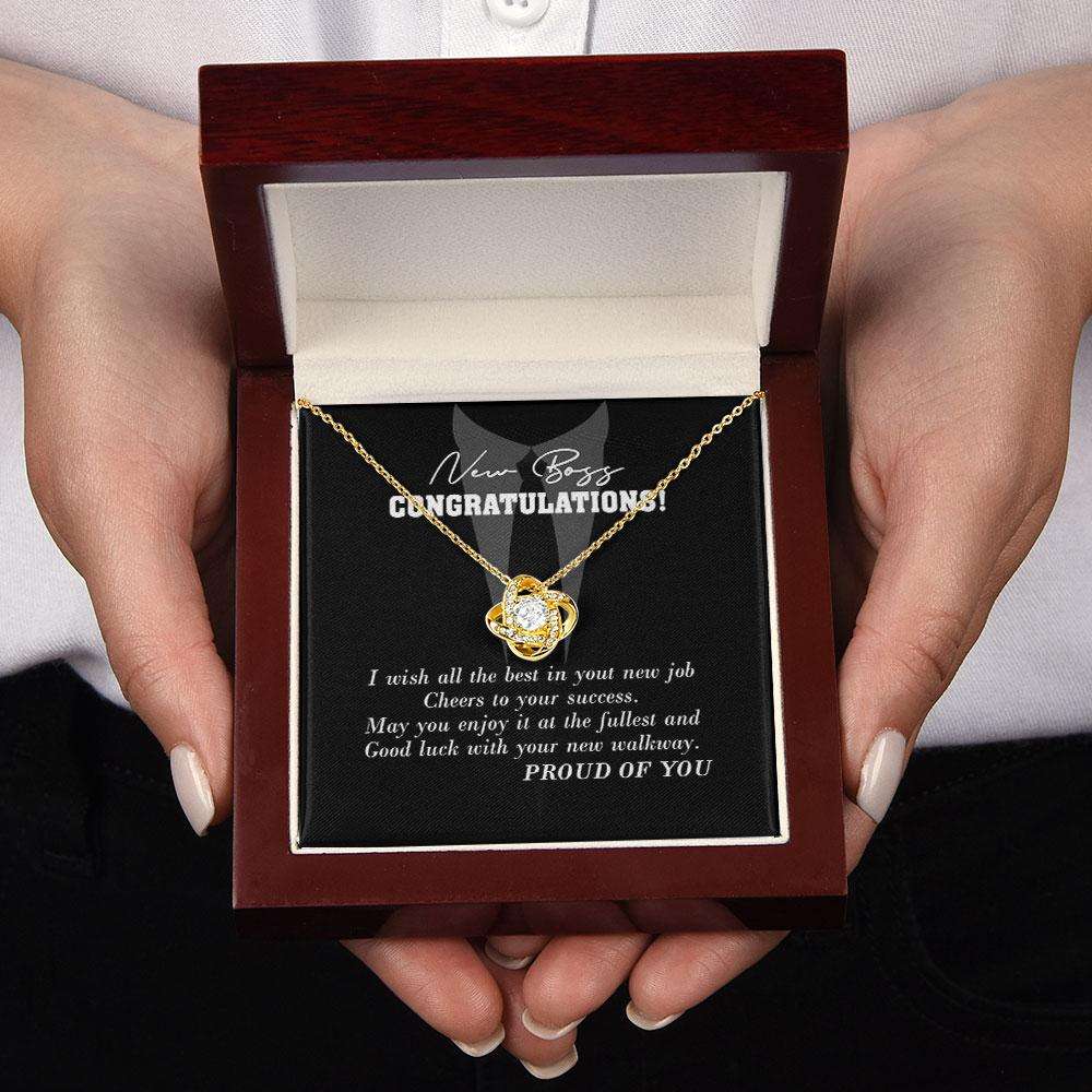 New Boss Necklace Gift, Necklace Gift For New Boss, Necklace For Lady Boss, Congratulations New Job For Her, Girl Promotion Gifts Custom Necklace Rakva