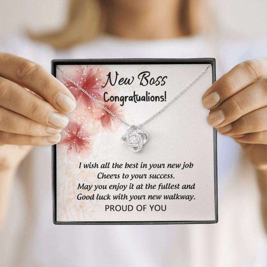 New Boss Necklace Gift, Necklace Gift For New Boss, Necklace For Lady Boss, Congratulations New Job For Her, Girl Promotion Gifts Rakva