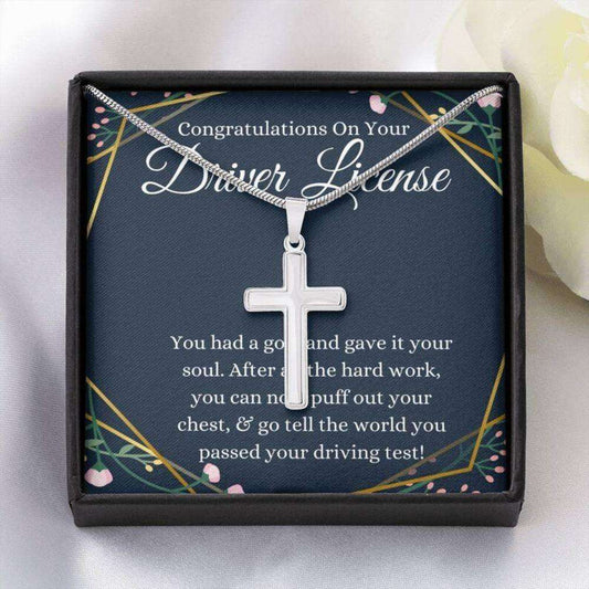 New Driver Necklace Gift, Drive Safe First Time Driver Present Drivers License Gift Rakva