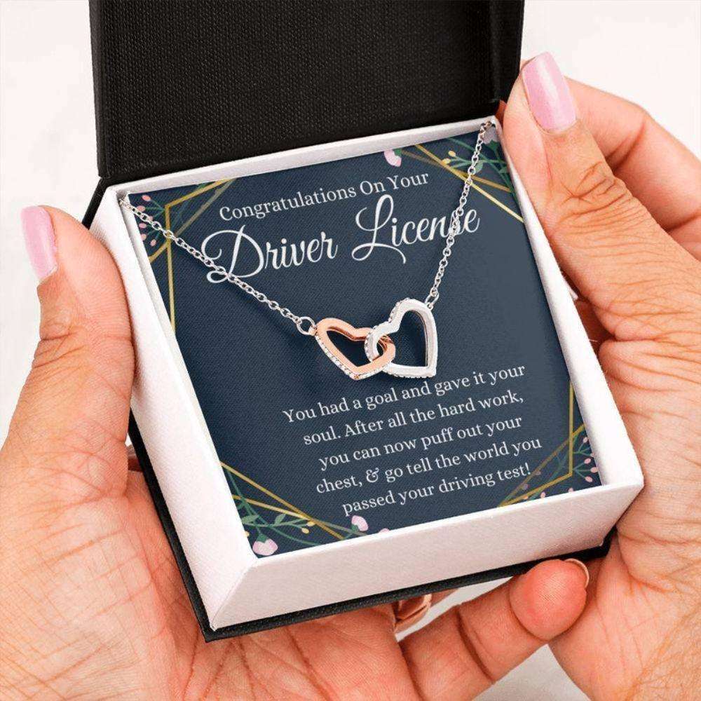 New Driver Necklace Gift, Drive Safe First Time Driver Present Personalized Drivers License Gift New Driver Card Rakva
