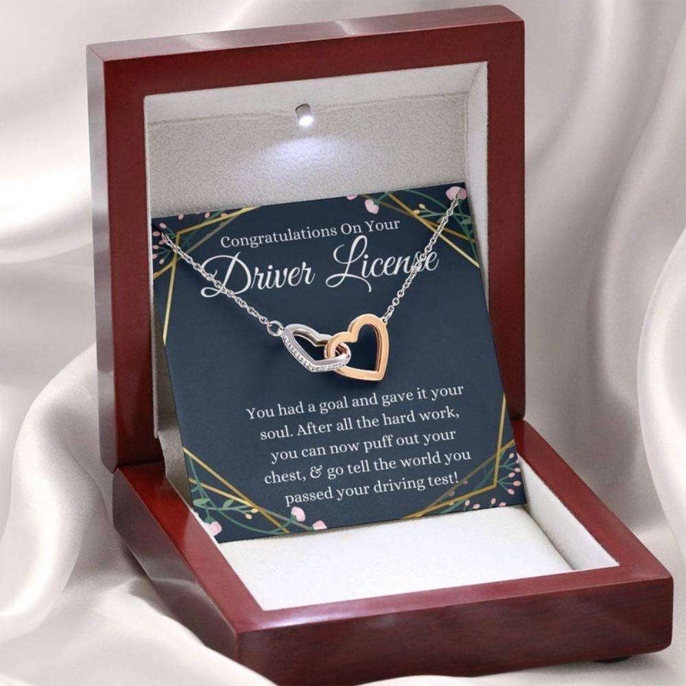 New Driver Necklace Gift, Drive Safe First Time Driver Present Personalized Drivers License Gift New Driver Card Rakva